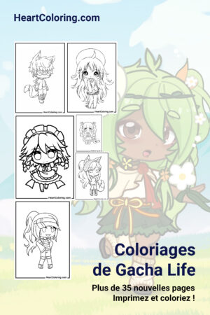 Coloriages de Gacha Life