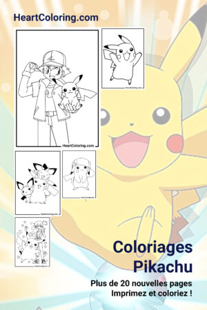 Coloriages Pikachu
