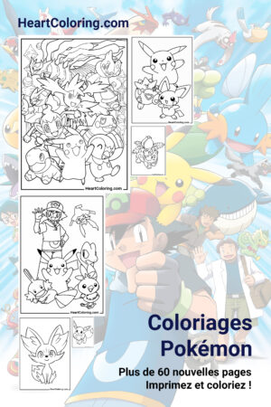 Coloriages Pokémon gratuits à imprimer sur A4