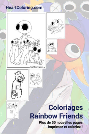 Coloriages Rainbow Friends