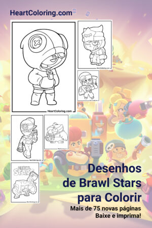 Desenhos de Brawl Stars para Colorir