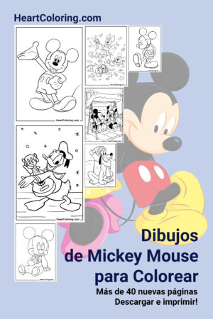 Dibujos de Mickey Mouse para Colorear