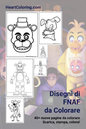 Disegni di Five Nights at Freddy's da Colorare