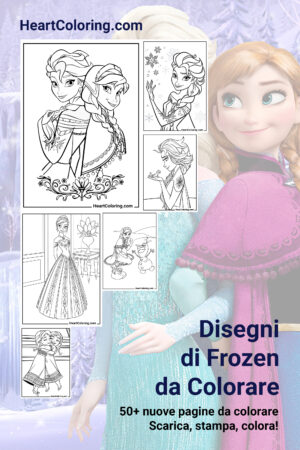 Disegni di Frozen da Colorare