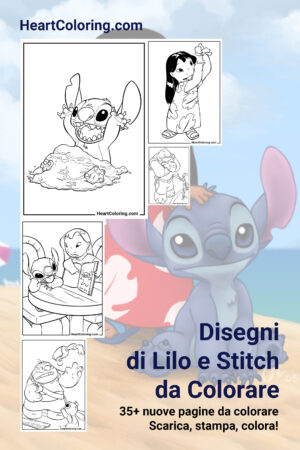 Disegni di Lilo e Stitch da Colorare