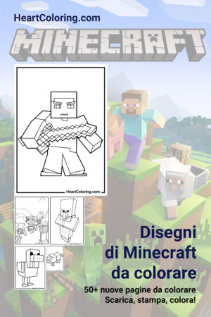 Disegni di Minecraft da colorare