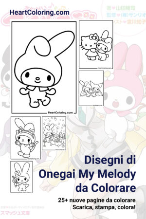 Disegni di Onegai My Melody da Сolorare