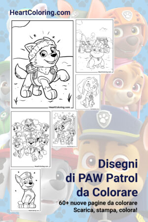 Disegni di PAW Patrol da Colorare