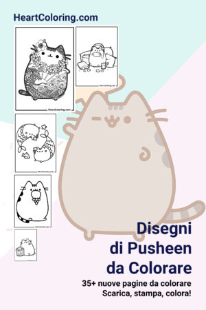 Disegni di Pusheen da Colorare