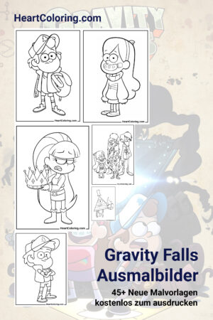 Gravity Falls Ausmalbilder