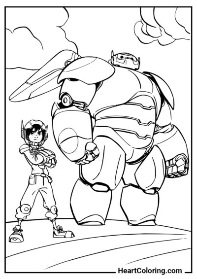 Big Hero 6 - Dibujos para Colorear para Niños