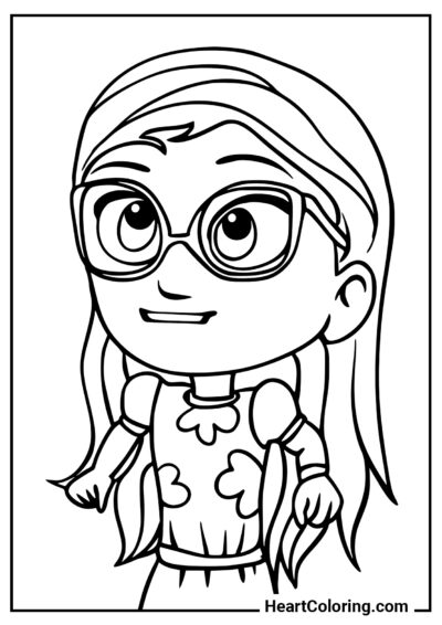 Amaya la rêveuse - Coloriages Pyjamasques