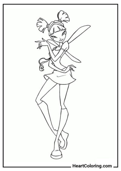 Beauté Musa - Coloriage Winx Club