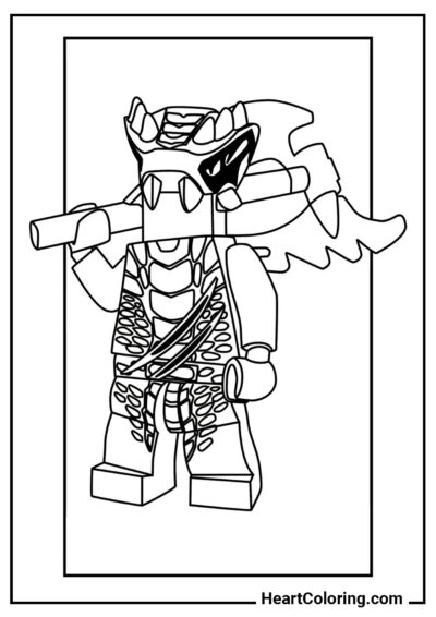 Lizaru - Coloriages LEGO Ninjago