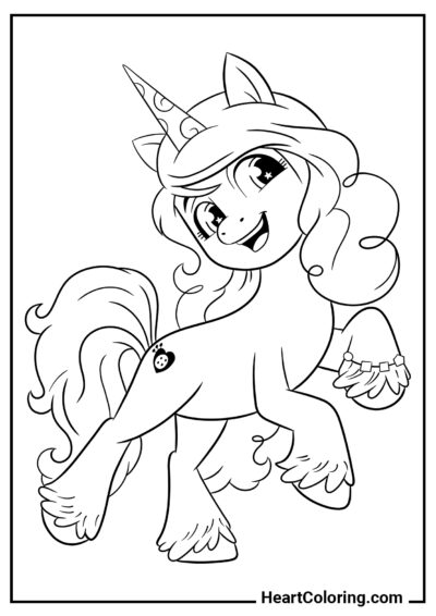 Energetic Izzy - My Little Pony Coloring Pages