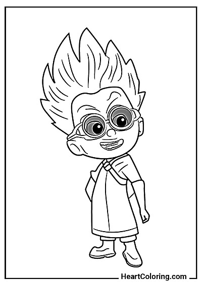 Romeo, zły wynalazca Unikalna kolorowanka Romeo, zły wynalazca — pobierz teraz