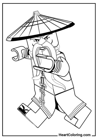 Maître Wu - Coloriages LEGO Ninjago