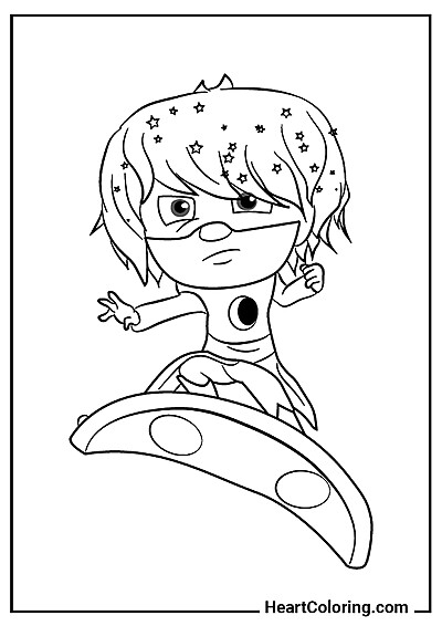 Luna atakuje Kolorowanka Luna atakuje z zestawu "Kolorowanki Pidżamersi" — do wydruku