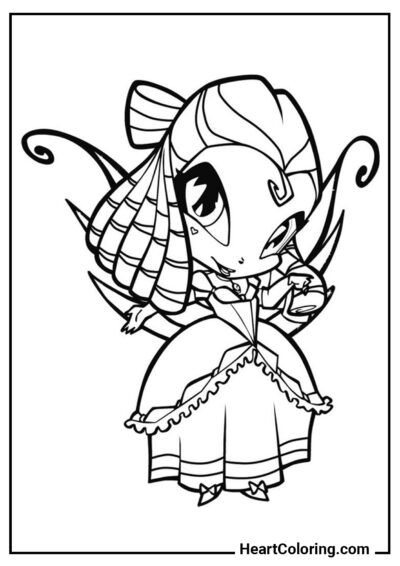 Pixie Tune - Winx Club Coloring Pages