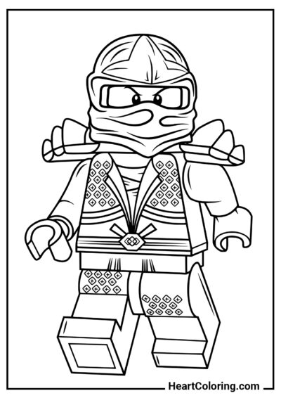 Entschlossener Lloyd - LEGO Ninjago Ausmalbilder
