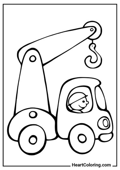 Caminhão bonito - Desenhos para Colorir para Meninos