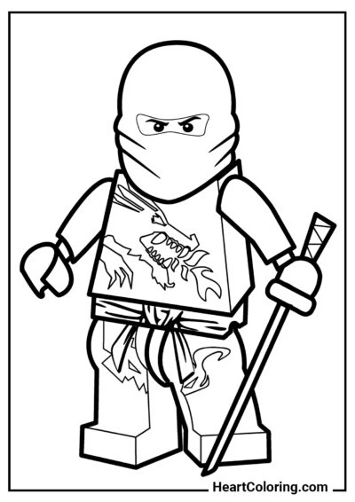 Jay DX - LEGO Ninjago Ausmalbilder