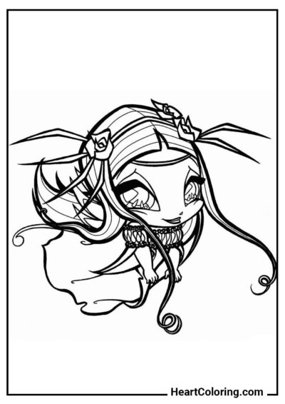 Pixie of love - Winx Club Coloring Pages