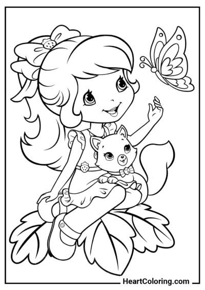 Strawberry Shortcake - Coloring Pages for Girls