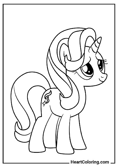 Łatwa i ładna kolorowanka: Starlight Glimmer