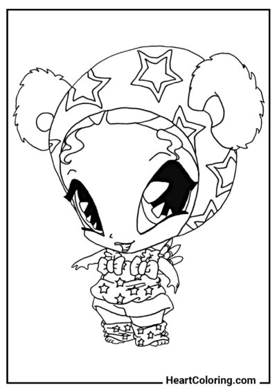 Piff - Winx Club Coloring Pages