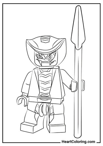 Rattla - LEGO Ninjago Ausmalbilder