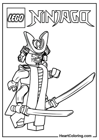 Unheimlicher Lord Garmadon - LEGO Ninjago Ausmalbilder