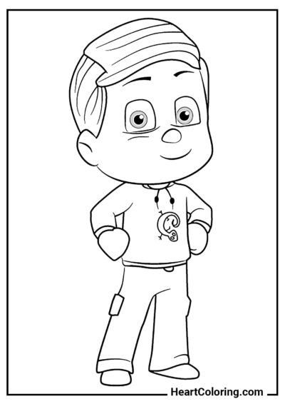 Greg - Dibujos de PJ Masks para Colorear