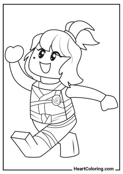 Nya de LEGO Ninjago - Dibujos de LEGO Ninjago para Colorear