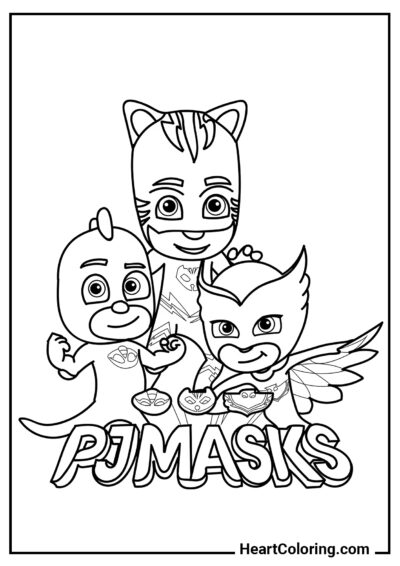 PJ Masks - PJ Masks Ausmalbilder