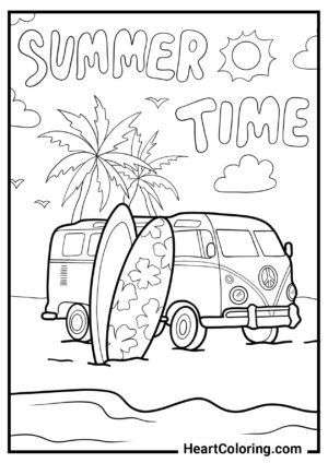 Summer Coloring Pages to Print on A4 | 35+ Pictures