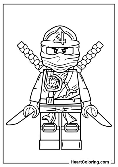 Brave Lloyd - LEGO Ninjago Coloring Pages