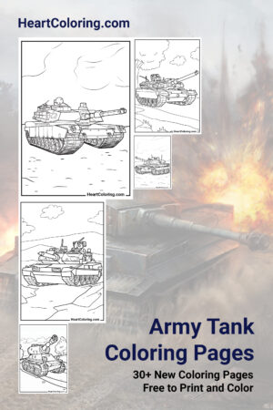 Army Tank Coloring Pages