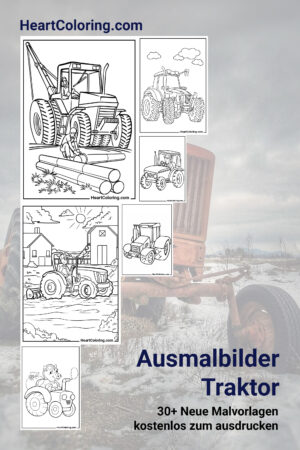 Ausmalbilder Traktor