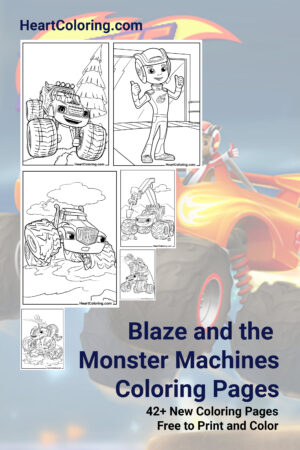 Blaze and the Monster Machines Coloring Pages