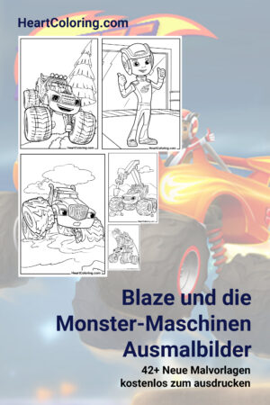 Blaze und die Monster-Maschinen Ausmalbilder