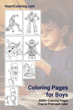Free Coloring Pages for Boys