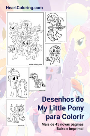 Desenhos do My Little Pony para Colorir