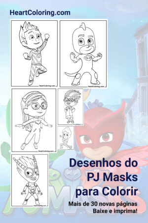 Desenhos do PJ Masks para Colorir