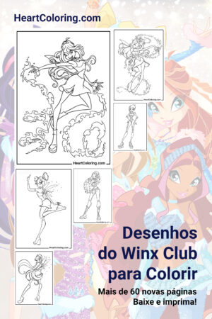 Desenhos do Winx Club para Colorir