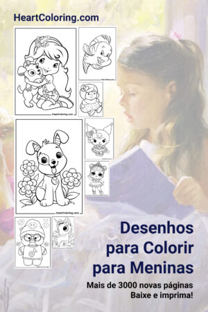 Desenhos para Colorir para Meninas