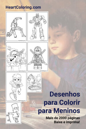 Desenhos para Colorir para Meninos