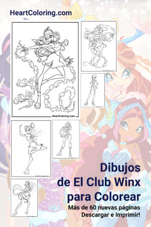 Dibujos de El Club Winx para Colorear