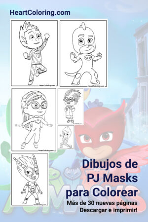 Dibujos de PJ Masks para Colorear