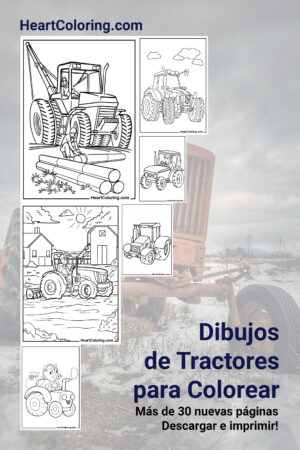 Dibujos de Tractores para Colorear